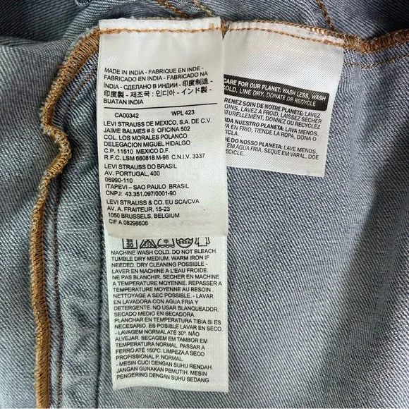 Levi’s denim women’s jacket size:M - Picture 10 of 13